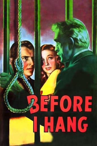 دانلود فیلم Before I Hang 1940